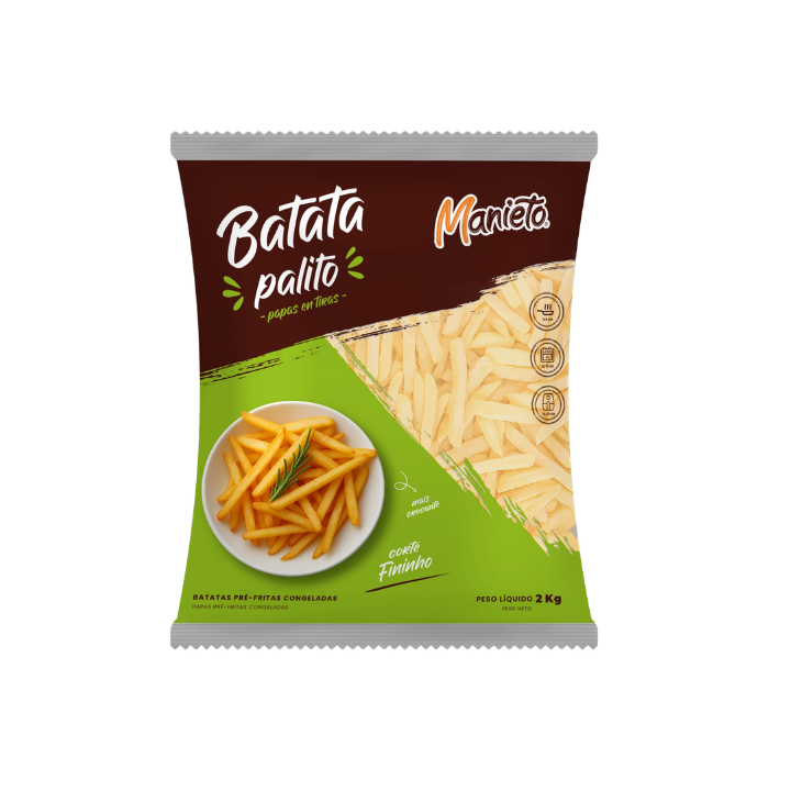 Batata 7MM Cong 5x2kg - Manieto